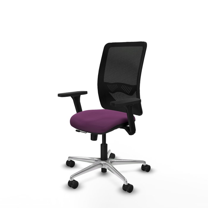 PIQUERAS Y CRESPO Silla de oficina Zulema con mecanismo Sincro/Traslack, Morado y Negro PIQUERAS Y CRESPO Silla de oficina Zulema con mecanismo Sincro/Traslack, Morado y Negro