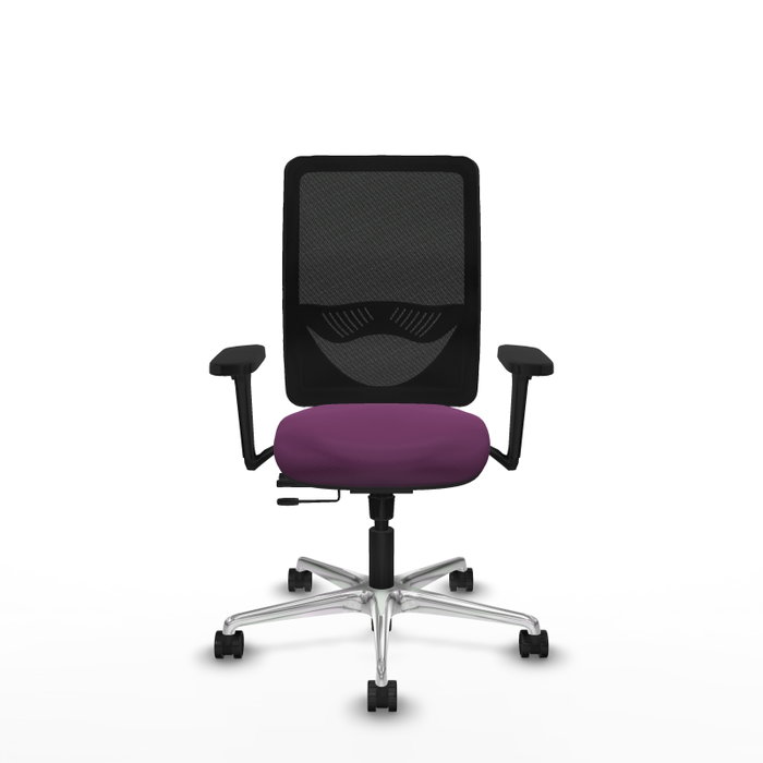 PIQUERAS Y CRESPO Silla de oficina Zulema con mecanismo Sincro/Traslack, Morado y Negro PIQUERAS Y CRESPO Silla de oficina Zulema con mecanismo Sincro/Traslack, Morado y Negro