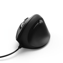Hama EMC-500 Ratón Ergonómico Negro