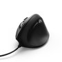 Hama EMC-500 Ratón Ergonómico Negro