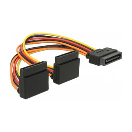 DeLOCK 60170 Cable de alimentación SATA 15 pines a 2 x SATA 15 pines