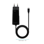 TOOQ Cargador GaN USB-C Power Delivery PD 100W para Portátil, 1 Puerto, Voltaje Universal 110-240V, Cable 1.8m, Color Negro