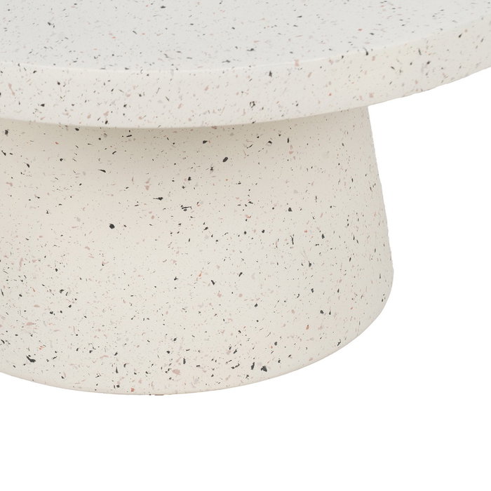 Mesa Centro Blanco Fibra de Magnesio 80 X 80 X 38 cm