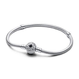 Pulsera Mujer Pandora 593584C01-21 21 cm Plateado