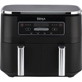 Ninja AF200EU Foodi 4-en-1 Freidora de aire Doble, 7,6 L, Negro