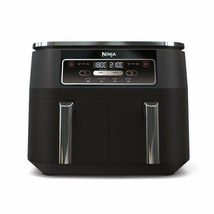 Ninja AF200EU Foodi 4-en-1 Freidora de aire Doble, 7,6 L, Negro Ninja AF200EU Foodi 4-en-1 Freidora de aire Doble, 7,6 L, Negro