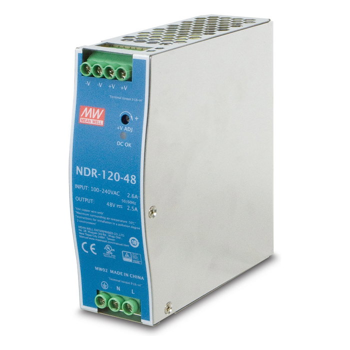 Planet PWR-120-48 120W DC Single Output Industrial DIN Rail Planet PWR-120-48 120W DC Single Output Industrial DIN Rail