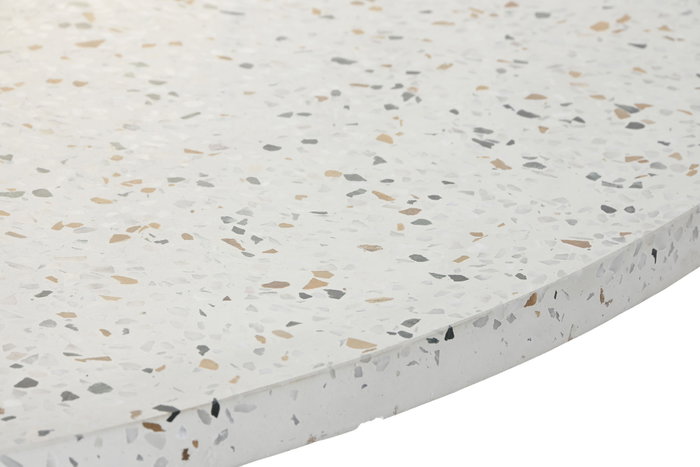 DKD Home Decor Mesa de Comedor Acacia Terrazo 130x130x76 DKD Home Decor Mesa de Comedor Acacia Terrazo 130x130x76