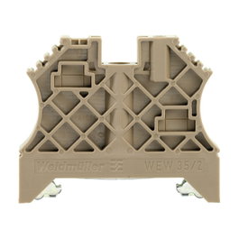Weidmüller WEW 35/2 Tapa para extremo Beige