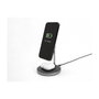 DeLOCK Cargador inalámbrico 2 en 1 Qi 15 W con soporte para smartphone