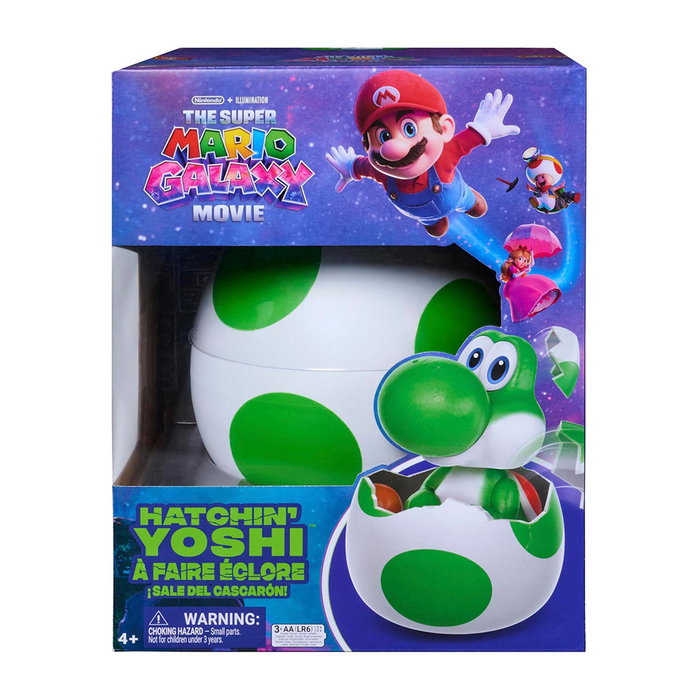 Hatchimals Hatchimal Yoshi Interactivo Spin Master - Juguete Electrónico Huevo Sorpresa Super Mario +4 años