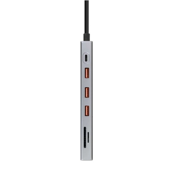 Nanocable Hub USB-C 12 en 1 con HDMI 4K, DisplayPort y PD 100W Gris Nanocable Hub USB-C 12 en 1 con HDMI 4K, DisplayPort y PD 100W Gris