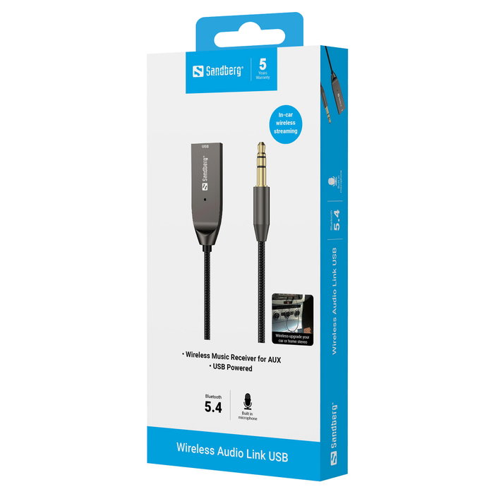 Sandberg Wireless Audio Link USB Negro