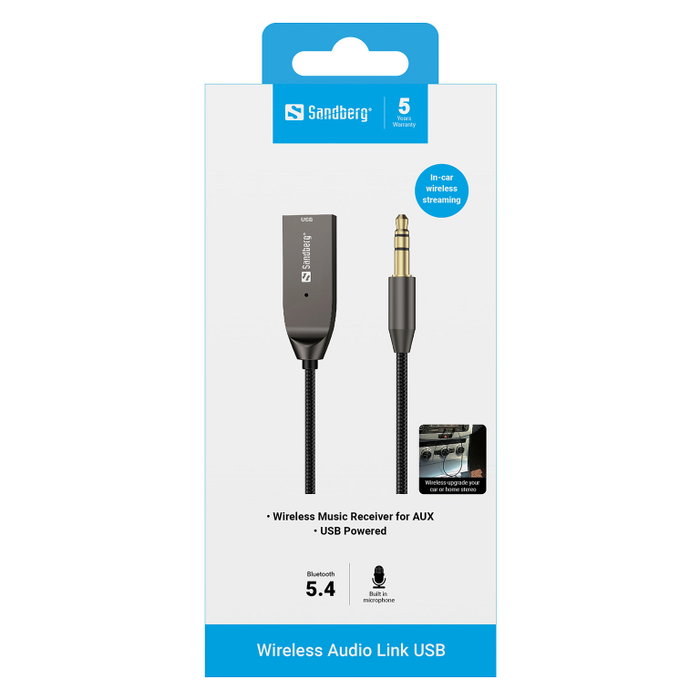 Sandberg Wireless Audio Link USB Negro
