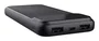 Trust 25882 Batería Externa Power Bank 10000 mAh Negro - Carga Rápida 20W Power Delivery 3.0 & Quick Charge 3.0 con 2xUSB-C + 1xUSB-A, Pantalla LED