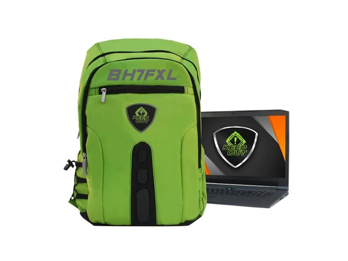 Keepout Mochila Gaming BK7FGXL 17 Pulgadas Negro y Verde Keepout Mochila Gaming BK7FGXL 17 Pulgadas Negro y Verde