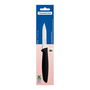 Tramontina Plenus Cuchillo para Legumbres y Frutas Negro Acero Inoxidable 7.7 cm