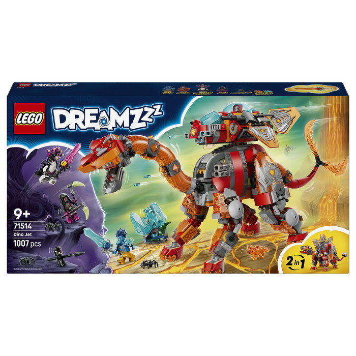 LEGO DREAMZzz Jet Dinosaurio 71514, Juego de Construcción 2 en 1 LEGO DREAMZzz Jet Dinosaurio 71514, Juego de Construcción 2 en 1