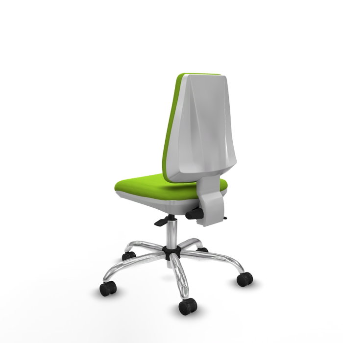 PIQUERAS Y CRESPO Silla de oficina Elche color Pistacho con mecanismo Asincro