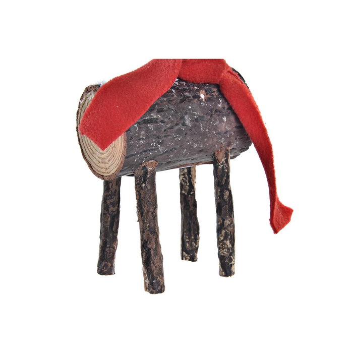 DKD Home Decor Figura de Abedul con Purpurina Surtido de 2 Unidades