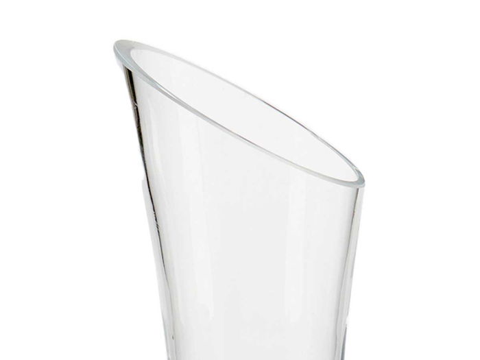 VIVALTO Decantador de Vidrio Transparente 1800 ml (1,8 L) 19x24x19 cm (Set de 6)