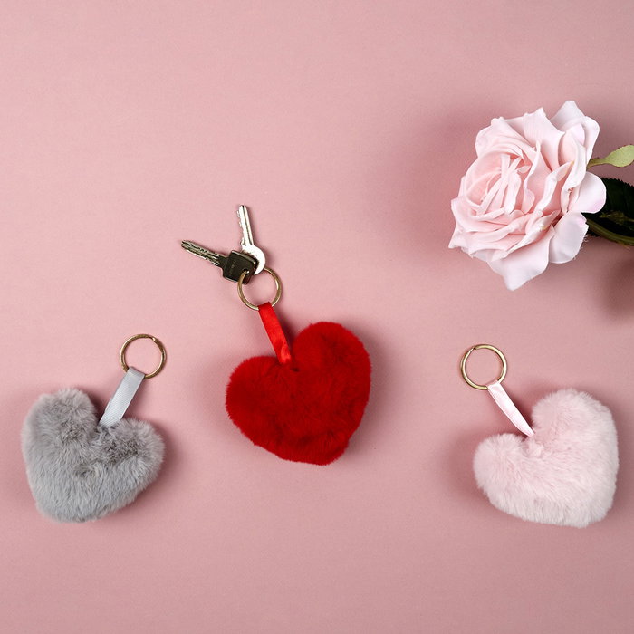 The Concept Factory Llavero Corazón Peluche Love Is In The Poliéster
