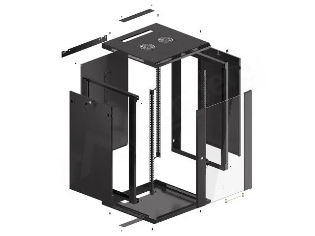 Lanberg WF01-6618-10B Armario Rack 18U Negro Lanberg WF01-6618-10B Armario Rack 18U Negro