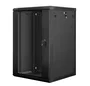 Lanberg WF01-6618-10B Armario Rack 18U Negro