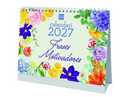 Finocam Calendario de Sobremesa 2027 Artístico con Frases Motivadoras