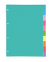 OXFORD Separadores de Cartulina Strongline A4, 10 Pestañas de Colores