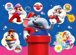 Ravensburger Puzzle Super Mario Wonder - Pack de 4 Puzzles de 100 Piezas Cada Uno - Edad Recomendada 8+