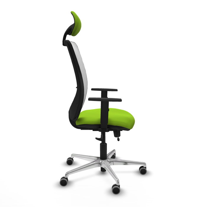 PIQUERAS Y CRESPO Silla de oficina Zulema con mecanismo Sincro/Traslack, Pistacho y Blanco PIQUERAS Y CRESPO Silla de oficina Zulema con mecanismo Sincro/Traslack, Pistacho y Blanco