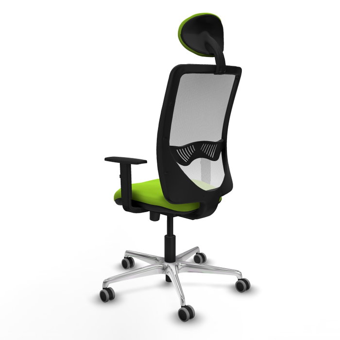 PIQUERAS Y CRESPO Silla de oficina Zulema con mecanismo Sincro/Traslack, Pistacho y Blanco PIQUERAS Y CRESPO Silla de oficina Zulema con mecanismo Sincro/Traslack, Pistacho y Blanco