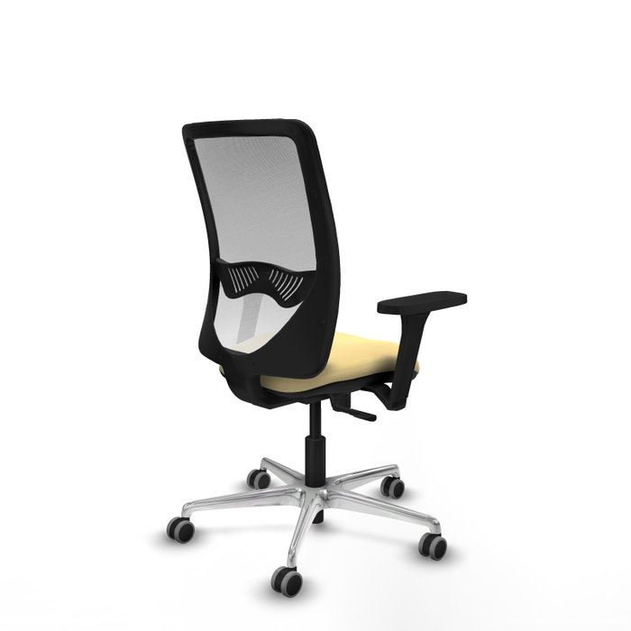 PIQUERAS Y CRESPO Silla de oficina Zulema con mecanismo Sincro, Crema y Blanco PIQUERAS Y CRESPO Silla de oficina Zulema con mecanismo Sincro, Crema y Blanco