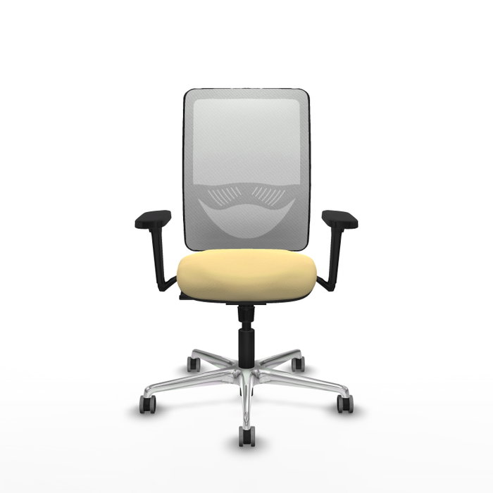 PIQUERAS Y CRESPO Silla de oficina Zulema con mecanismo Sincro, Crema y Blanco PIQUERAS Y CRESPO Silla de oficina Zulema con mecanismo Sincro, Crema y Blanco