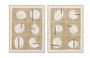 DKD Home Decor Cuadro Lienzo Moderno Relieve Surtido de 2 Piezas 90x120 cm