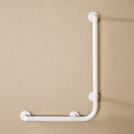 Basics Asa de seguridad para baño, Blanco, 72 x 50 cm