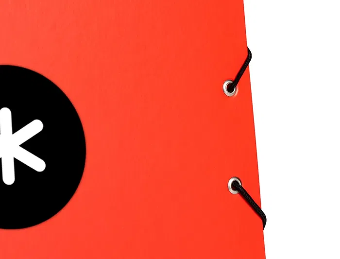 Antartik Carpeta de Gomas Tres Solapas Cartón Forrado A4 Colores Surtidos con Cierre de Gomas