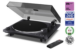 Sharp RP-TT100 Tocadiscos Automático con Bluetooth 5.4 y USB-C, Negro