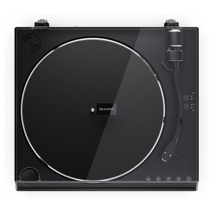 Sharp RP-TT100 Tocadiscos Automático con Bluetooth 5.4 y USB-C, Negro