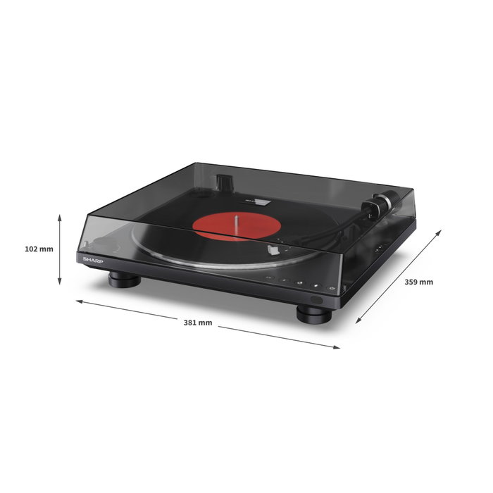 Sharp RP-TT100 Tocadiscos Negro