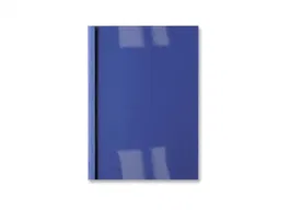GBC Carpeta para Encuadernación Térmica LeatherGrain, 1,5 mm, Azul Real, Caja de 100 Unidades, Formato A4