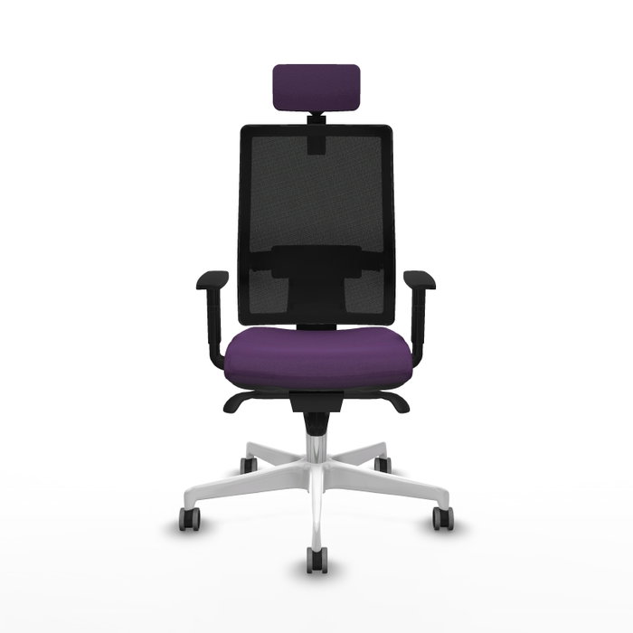 PIQUERAS Y CRESPO Silla de oficina Horna con mecanismo Sincro, Morado y Negro PIQUERAS Y CRESPO Silla de oficina Horna con mecanismo Sincro, Morado y Negro