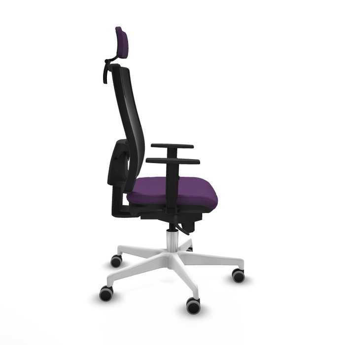 PIQUERAS Y CRESPO Silla de oficina Horna con mecanismo Sincro, Morado y Negro PIQUERAS Y CRESPO Silla de oficina Horna con mecanismo Sincro, Morado y Negro
