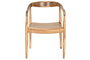 DKD Home Decor Silla de Teca Marrón Claro