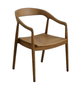 DKD Home Decor Silla de Teca Marrón Claro