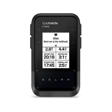 Garmin eTrex Solar GPS de Mano con Carga Solar, Negro/Gris Garmin eTrex Solar GPS de Mano con Carga Solar, Negro/Gris
