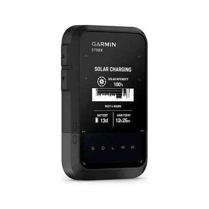 Garmin eTrex Solar GPS de Mano con Carga Solar, Negro/Gris Garmin eTrex Solar GPS de Mano con Carga Solar, Negro/Gris