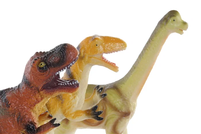 DKD Home Decor Set de 6 Dinosaurios Blandos de PVC Multicolor DKD Home Decor Set de 6 Dinosaurios Blandos de PVC Multicolor