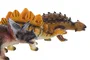 DKD Home Decor Set de 6 Dinosaurios Blandos de PVC Multicolor